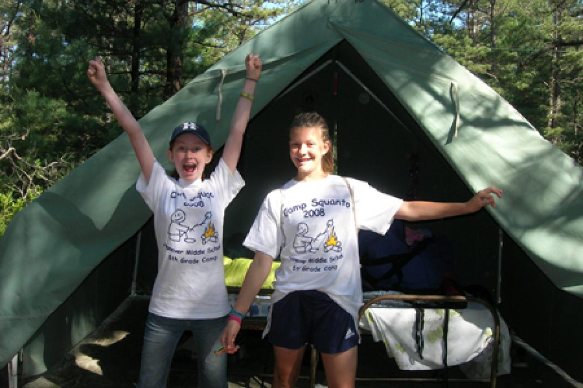Middle School Camp Squanto Trip