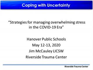 Coping with Uncertainty
