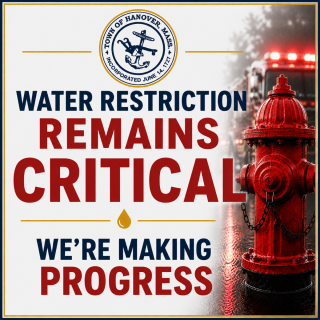 Town of Hanover Water Restriction Emergency Update 6/19/26