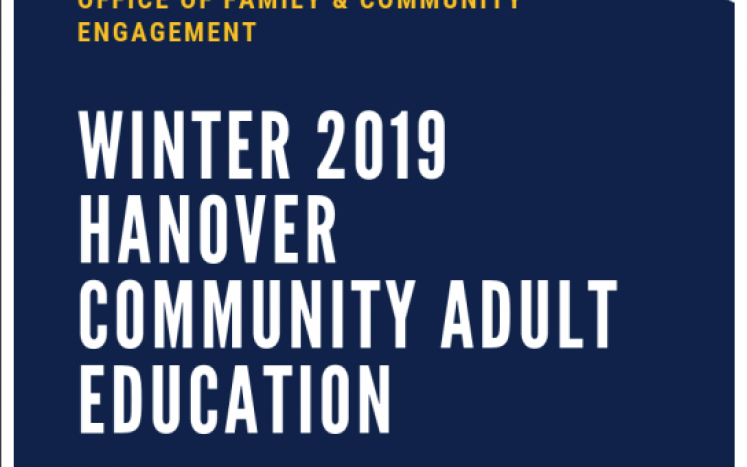 Winter 2019 Hanover Community Adult Education Programs