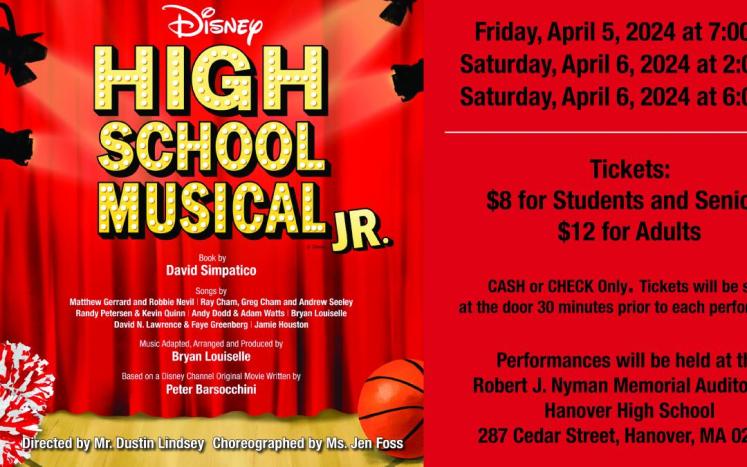 High School Musical Jr, HPAC, FACE, Enrichment, Recreation, Production, Drama, Play, Theater, Performing Arts