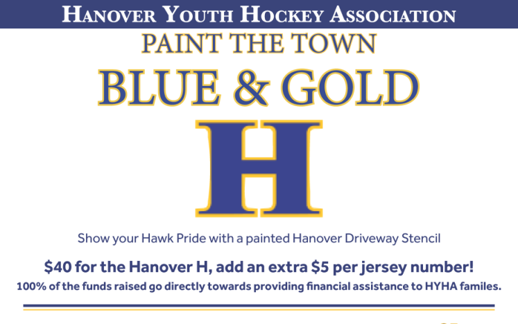 Hanover Youth Hockey Association's Paint the Town Blue & Gold Fundraiser