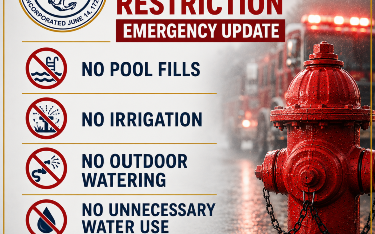 Town of Hanover Water Restriction Emergency Update